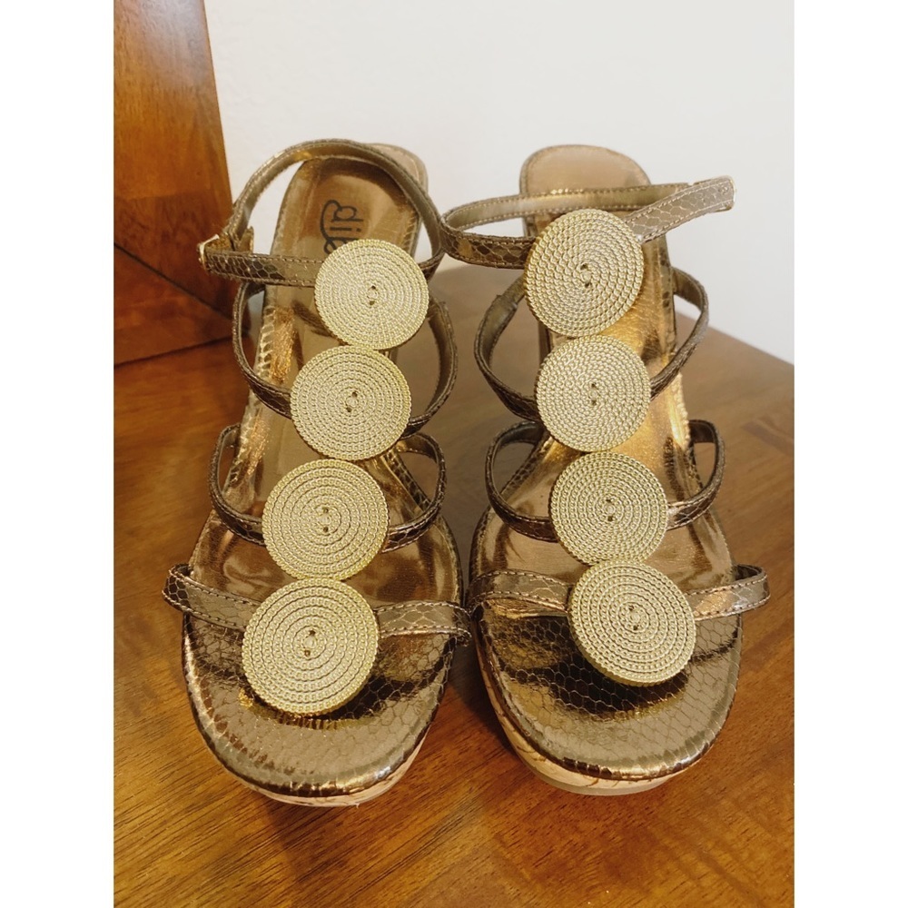 Diba Platform Wedge Betsie Belle Sandals size 5.5M